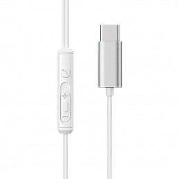 Wired Earphones JR-EC07, Type-C (Silver)