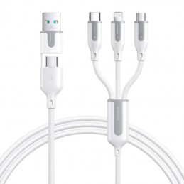 USB cable Joyroom  S-2T3018A15 5in1 USB-C / Lightning / 3.5A /1.2m (white)