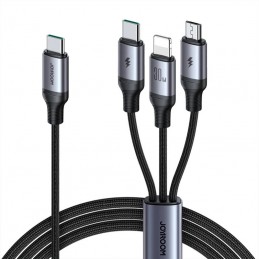 Cable Speedy  USB Joyroom SA21-1T3, 3 in 1/ 30W/Cable 1.2m (black)