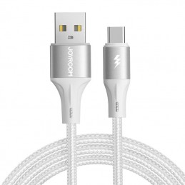 Cable Light-Speed USB to USB-C SA25-AC3 / 3A / 1.2m (white)