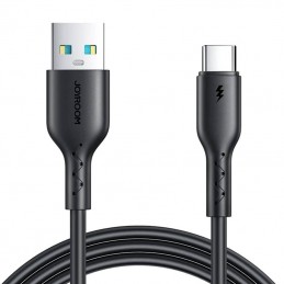 Cable Flash Charge USB to USB-C Joyroom SA26-AC3 / 3A / 1m (black)