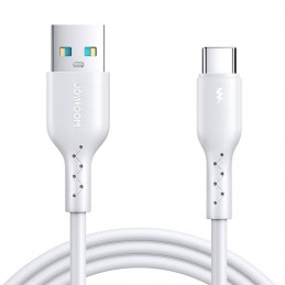 Cable Flash Charge USB to USB-C Joyroom SA26-AC3 / 3A / 1m (white)