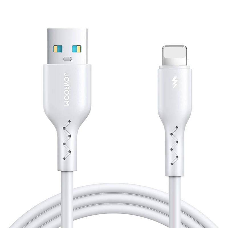 Cable Flash Charge USB to Lightning Joyroom SA26-AL3/ 3A / 1m (white)