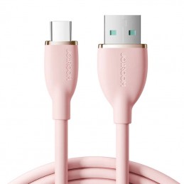 Cable Colorful 3A USB to USB C SA29-AC3 / 3A / 1,2m (pink)