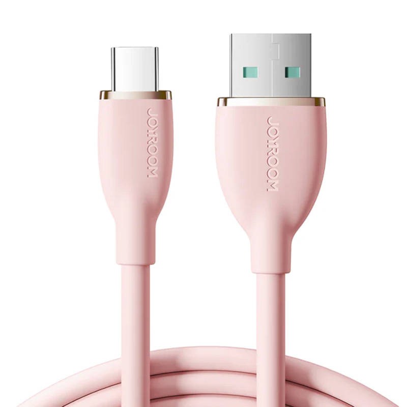 Cable Colorful 3A USB to USB C SA29-AC3 / 3A / 1,2m (pink)