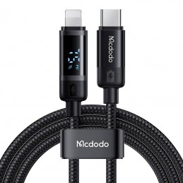 Mcdodo CA-5210 USB-C to Lightning cable, 36W, 1.2m (black)