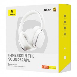 Baseus Bowie H1 Wireless Headphones Bluetooth 5.2 (white)