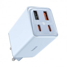 Baseus GAN6 Pro Fast Charger, 2xUSB-C + 2xUSB, 65W (blue)