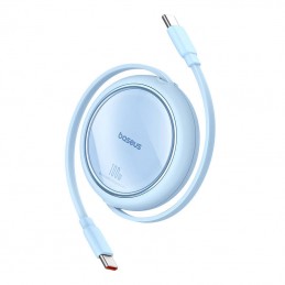 Cable USB-C to USB-C Baseus Free2Draw, PD, 100W, 1m (blue)