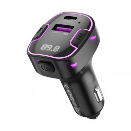 Car charger XO BCC12 Bluetooth MP3+5V3.1A (black)