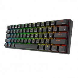 Mechanical keyboard Royal Kludge RK61 RGB, red switch (black)