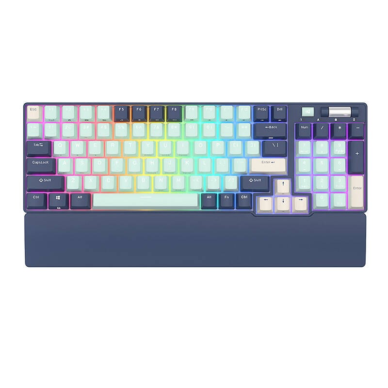 Mechanical keyboard Royal Kludge RK96 RGB, red switch (blue)