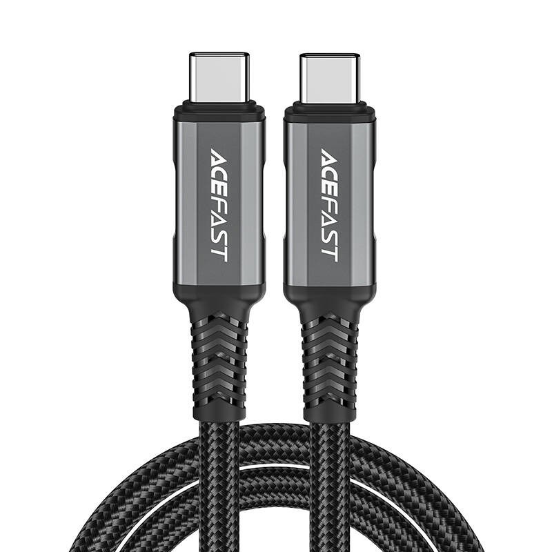 Cable USB-C to USB-C Acefast C1-09, 48W,  1m (black-gray)