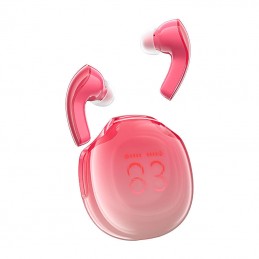Earphones TWS Acefast T9, Bluetooth 5.3, IPX4 (pomelo red)