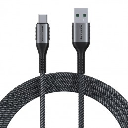 USB-A to USB-C cable Lention 6A, 1m (black)