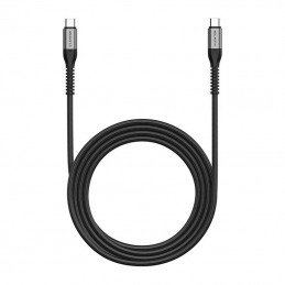 USB-C to USB-C cable Lention 60W, 2m (black)