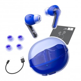 Earphones Soundpeats Clear (Blue)