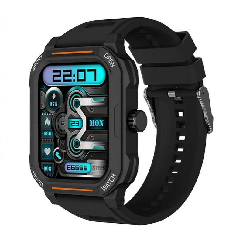 Smartwatch Blitzwolf BW-GTC3 (Black/Black Steel)