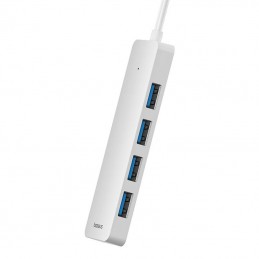 Hub Baseus UltraJoy Series Lite 4-Port 1,5m (USB to USB3.0*4) (white)