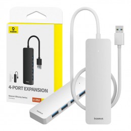 Hub Baseus UltraJoy Series Lite 4-Port 1,5m (USB to USB3.0*4) (white)