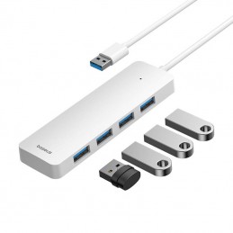 Hub Baseus UltraJoy Series Lite 4-Port 200cm (USB to USB3.0*4) (white)