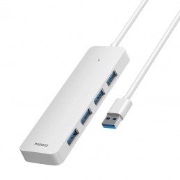 Hub Baseus UltraJoy Series Lite 4-Port 200cm (USB to USB3.0*4) (white)