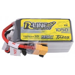 Tattu R-Line Battery 1050mAh 22.2V 95C 6S1P XT60