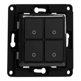 Shelly wall switch 4 button (black)