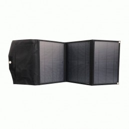 Skládací solární nabíječka XO XRYG-280-3 21W 2xUSB (černá)