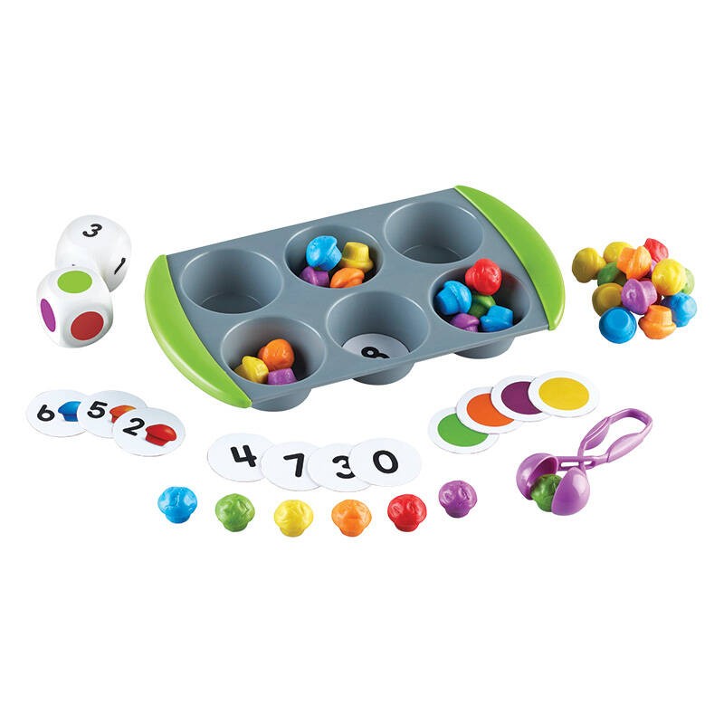 Mini Muffin Match Up Math Activity Set Learning Resources  LER 5556