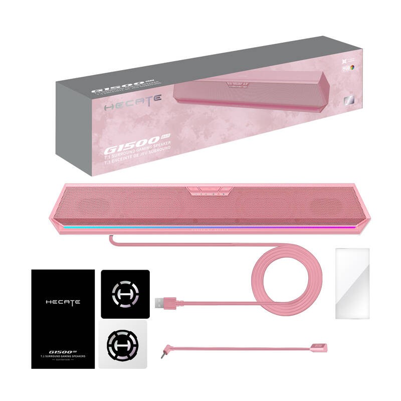 Gaming soundbar Edifier HECATE G1500 Bar (pink)