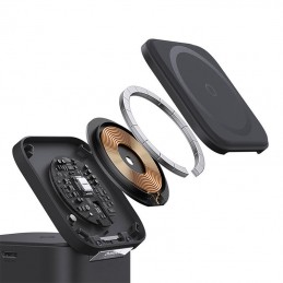 2in1 Magnetic Wireless Charger Baseus MagPro 25W (Black)