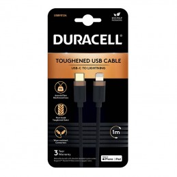 Duracell USB-C kabel pro Lightning 1m (černý)