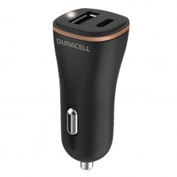 Nabíječka do auta USB, USB-C 27W Duracell (černá)