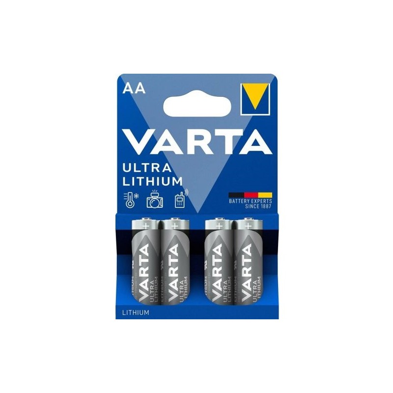 Varta MN 1500 Ultra Lithium AA (LR6) Blister pack 4pcs