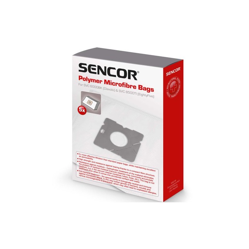 Sencor SVC 60/85/93 Microfibre bags 5pcs