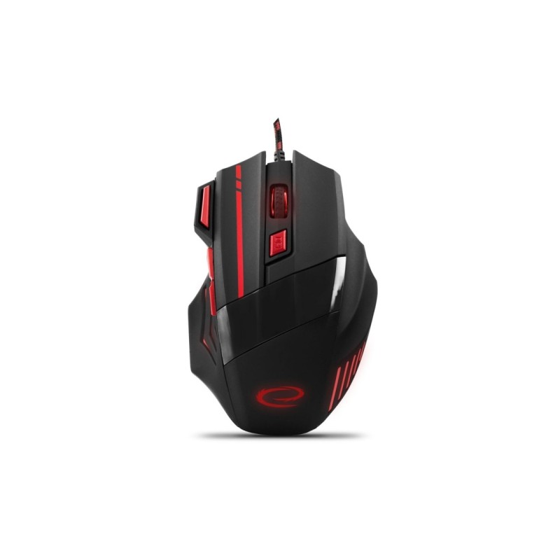 ESPERANZA EGM201R WIRED MOUSE FOR GAMERS 7D OPT. USB MX201 WOLF RED