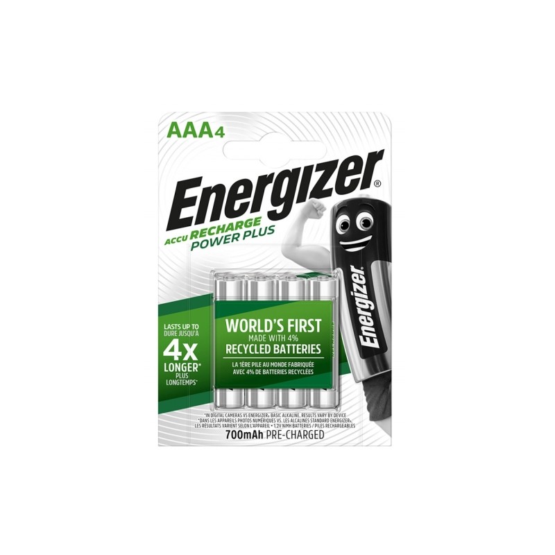 Energizer PRECHARGED HR03 700MAH ALWAYS READY BLISTER PACK 4PCS.