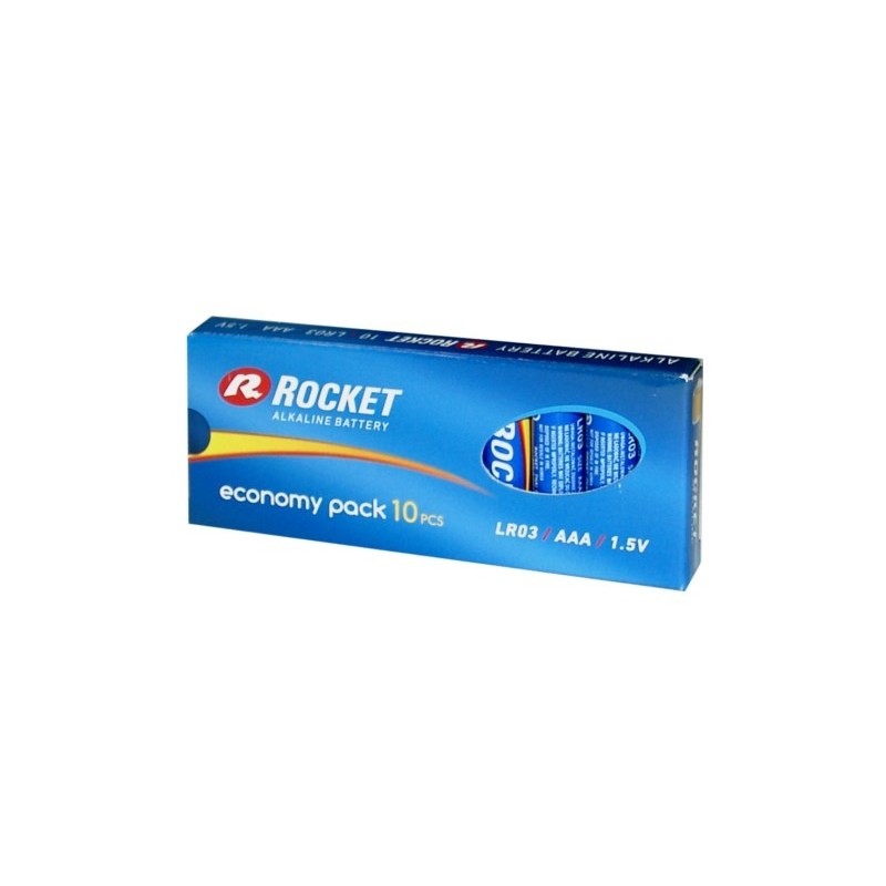 Rocket LR03-10BB (AAA) ECO Pack Blister Pack 10pcs