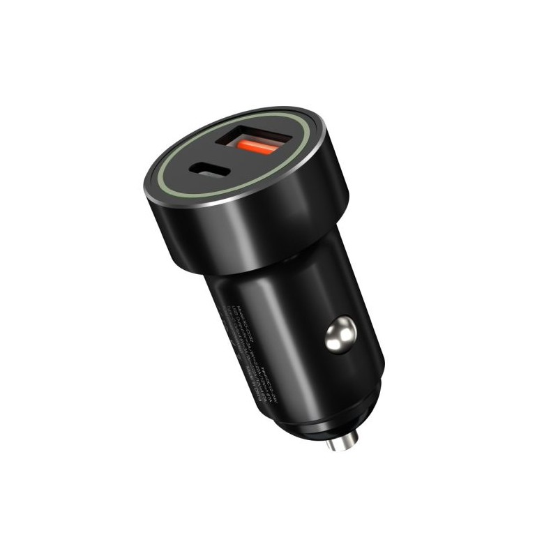 XO CC32 Car charger USB+USB-C QC 3.0 20W