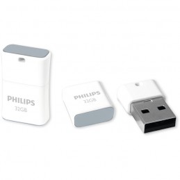 Philips USB 2.0 Flash Drive Pico Edition (Gray) 32GB