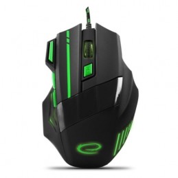 ESPERANZA EGM201G WIRED MOUSE FOR GAMERS 7D OPT. USB MX201 WOLF GREEN