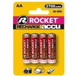 Rocket rechargeable HR6 2700mAh Blister Pack 4pcs.