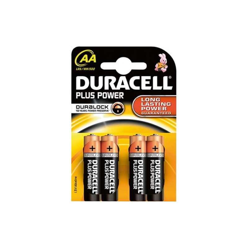 Duracell MN 1500 Plus Power AA (LR6) Blister pack 4pcs