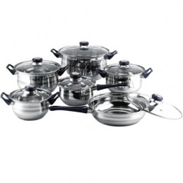 Floria ZLN4038 Set of pots with lids 6pcs