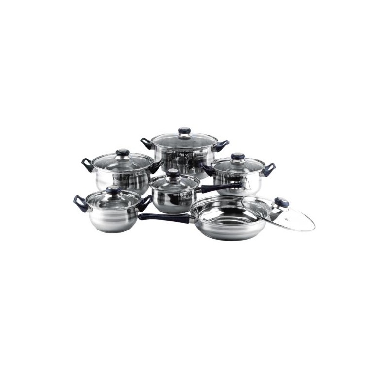 Floria ZLN4038 Set of pots with lids 6pcs