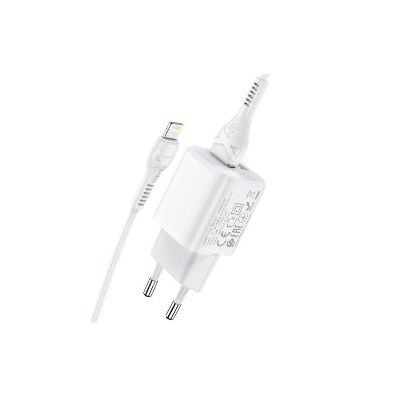 Hoco N8 USB charger + cable for Lightning 1m