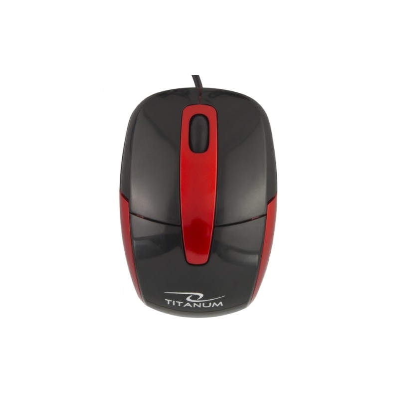 Titanium TM108K BARRACUDA 3D WIRED OPTICAL MOUSE USB BLACK