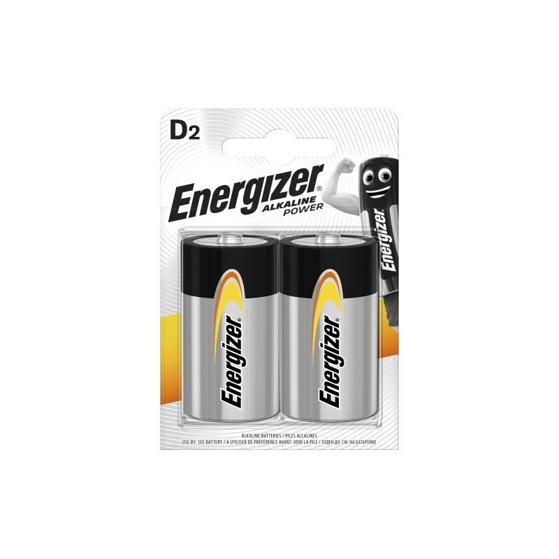 Energizer LR20-2BB Alkaline Power D (LR20) BLISTER PACK 2PCS.