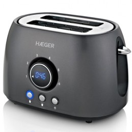 Haeger TO-08D.012A Future Toaster with digital timer 800W